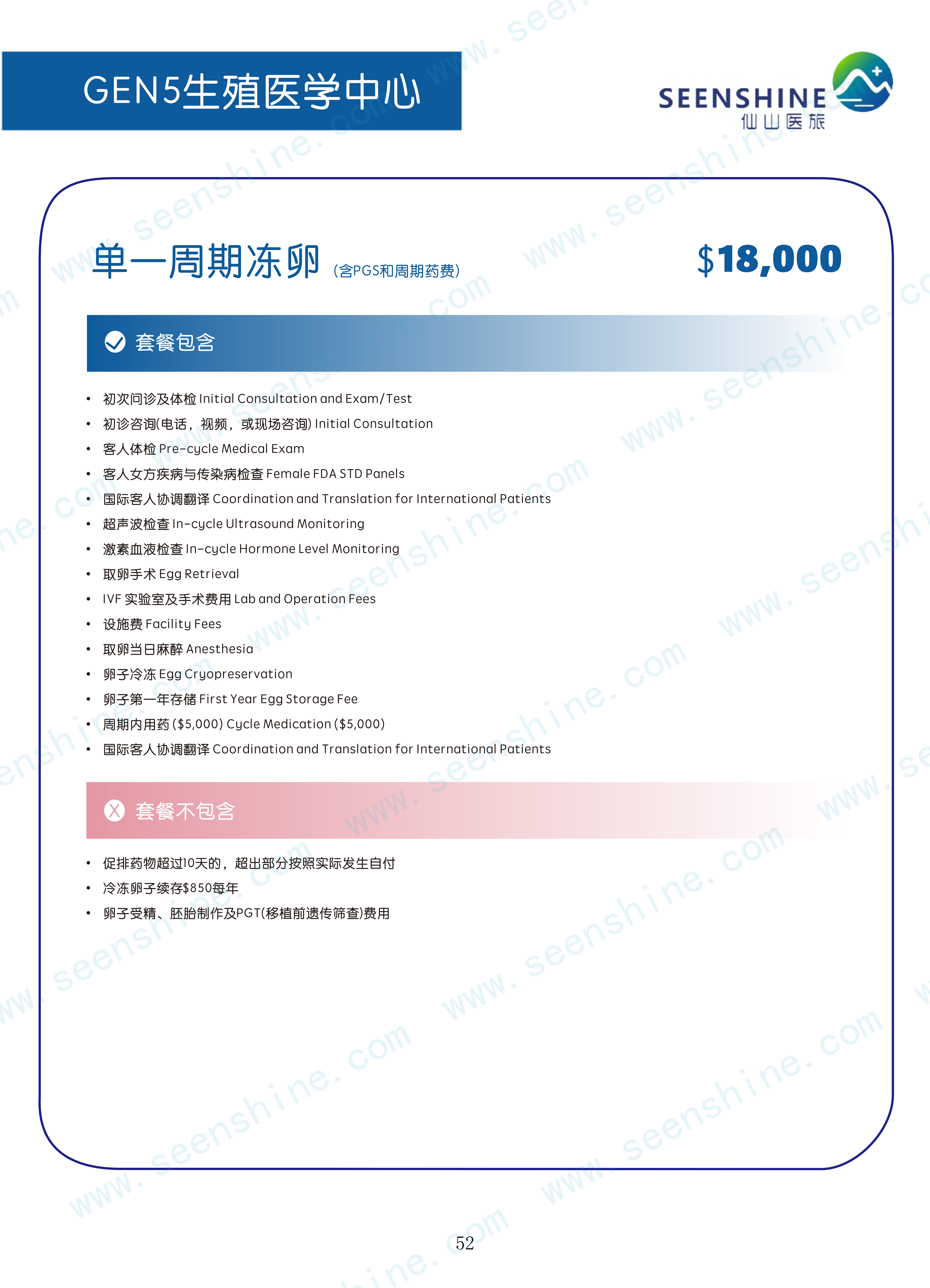 单一周期冻卵（含PGS和周期药费） $18,000.png